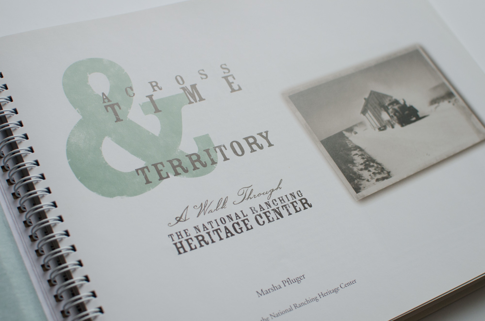 Lubbock Print Design - NRHC Time & Territory Book - Inside Page