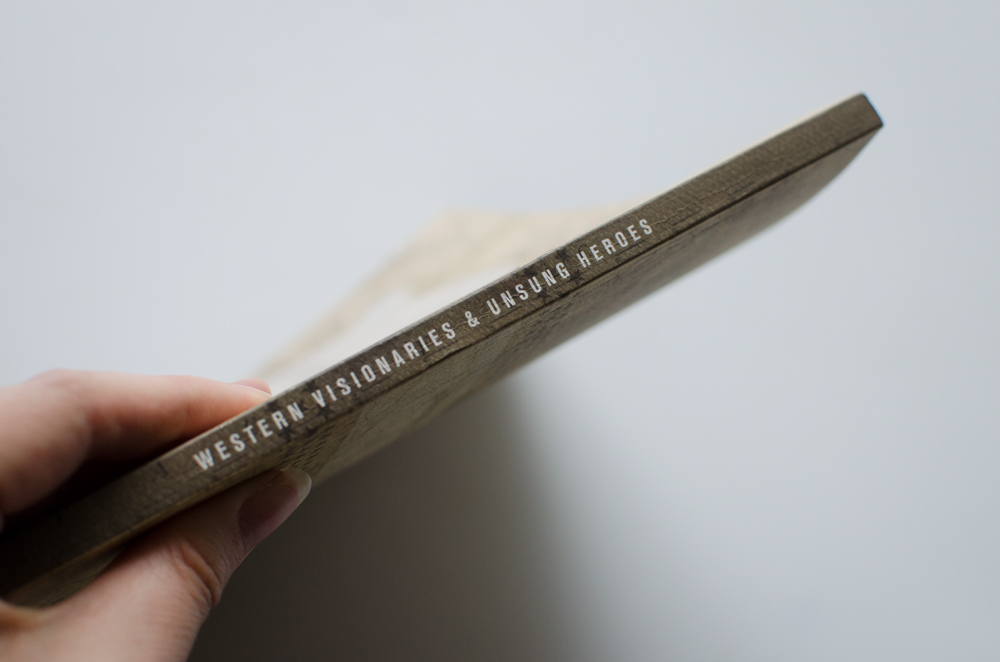 Lubbock Print Design - NRHC Wester Visionaries - Spine